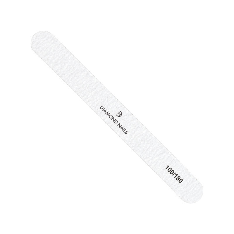 Straight Nail File - white 100/180-0
