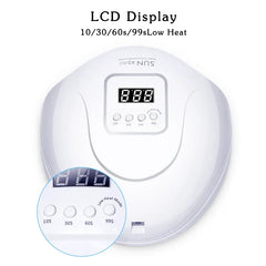 LED Nail Dryer UV Lamp for Gel Polish (72W)-2