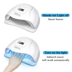 LED Nail Dryer UV Lamp for Gel Polish (72W)-3